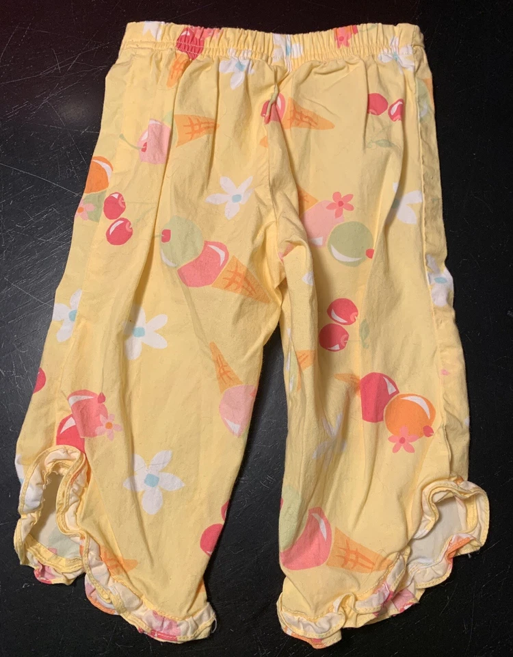 Pantalones Gymboree Niñas Talla Pequeña 3 Años Primavera Verano Cono Helado Foto 4 de 4