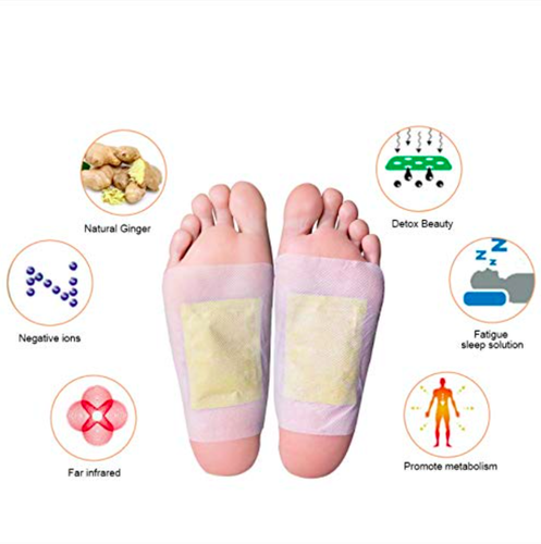 Ginger Foot Pads Patches Detox Better Sleep Natural Deep Cleansing Relief - Picture 2 of 5