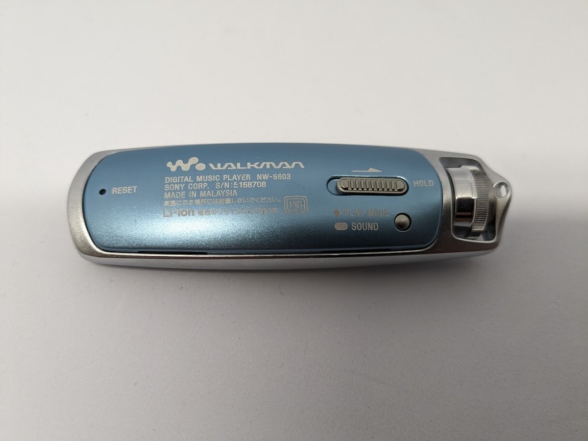 Sony Walkman NW S-603F Blue 1GB Digital Audio Player Used F