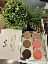 Iconic London Multi Use Cream Blush, Bronze. 0.11 Oz, Full Size.