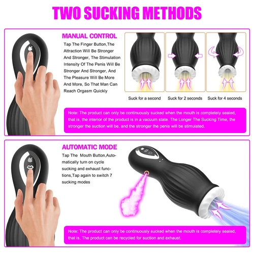 Automatic HandsFree Masturbaters Telescopic Sucking Cup Stroker Sex Toys for Man - Picture 8 of 10