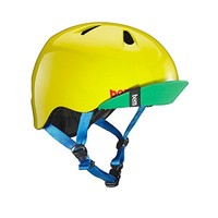 Bern Unlimited Jr. Nino Summer Helmet With Visor Gloss Yellow Xs/s on sale Bern Unlimited Jr. Nino Summer Helmet With Visor Gloss Yellow Xs/s on sale