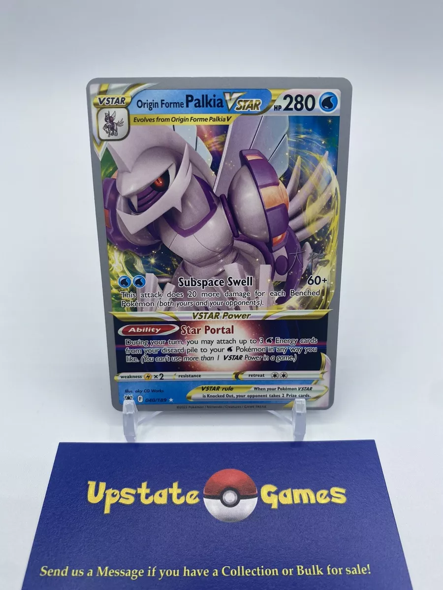 Pokemon 2022 World Championships PALKIA DECK Origin Forme Palkia VSTAR  040/189