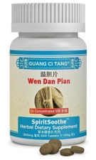 ActiveHerb Guang Ci Tang - Wen Dan Pian SpiritSoothe - 200 Tablets - New!