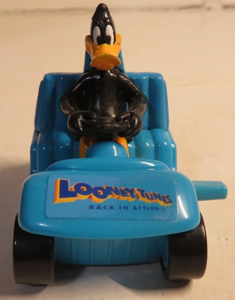Coche de cuerda Looney Tunes Back In Action *Daffy Duck* Wendy's Kid's Meal juguete usado Foto 2 de 4