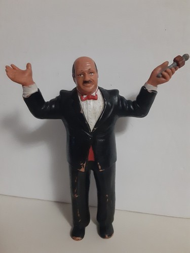 Vintage WWF LJN Mean Gene Okerlund Wrestling Super...