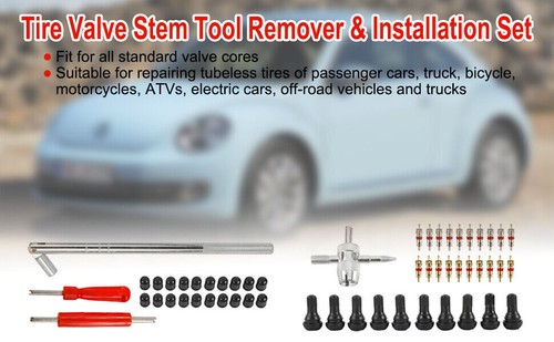 Tire Valve Stem installation HD Chrome Tool Puller Car Plug Core Remover Repair - Picture 5 of 10