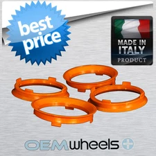 4 Hub Centric Rings Hubcentric Ring For Audi VW Volkswagen 57.1 To 66.6 66.56