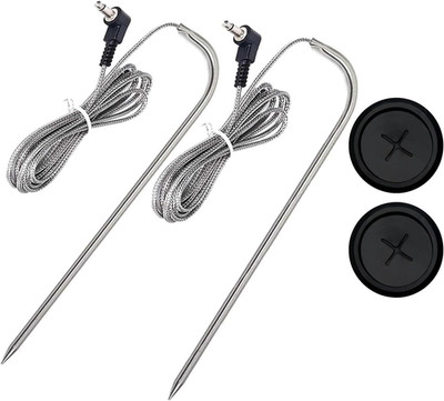 2-Pack Temp Meat Probe Replacement for Pit Boss Pellet Grills and Smokers, 3.5 M