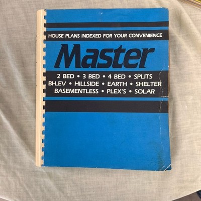 Vintage Master Plan Service Architectural House Plans Catalog Earth Solar Split