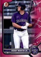 Robby Martin Jr 2022 Bowman Prospect 1st Bowman Purple #BP-43 /299