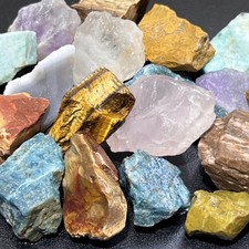 Assorted Rough Stone Crystal Mineral Mix Natural Genuine Specimens