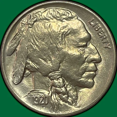1920 Buffalo Nickel Brilliant Uncirculated BU Coin #38693