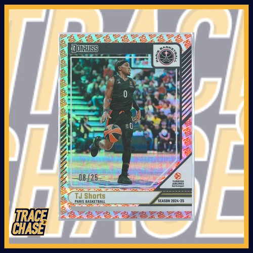 2024-25 Panini Donruss EuroLeague Basketball TJ Shorts Anniversary 08/25 #49