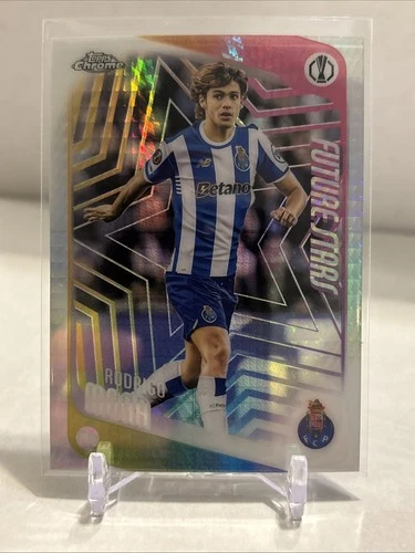 2025-26 Topps Chrome UCC Rodrigo Mora Future Stars Prism Refractor