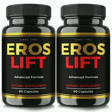 (2 Pack) Eros Lift Capsules, ErosLift Pills for Men for Performance & Energy