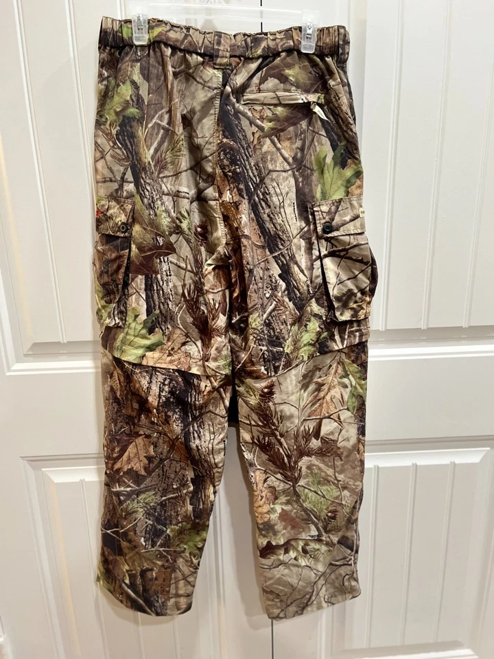 Pantalones camuflados de caza carga para hombre talla M 34x31 Realtree Gander Mountain Guide Series Foto 2 de 4