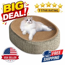 Cat Scratching Mat 2 In 1 Cat Scratcher Pad Pet Bed Pretty Kitty Bed..