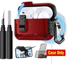AirPods Pro 3 Case Cover with Secure Lock  Phone Stand for Protection