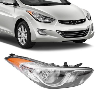 For 2011 2012 2013 Hyundai Elantra Halogen Headlight Headlamp Passenger Side