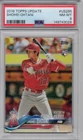 2018 TOPPS UPDATE #US285 Shohei Ohtani Rookie Debut RC PSA 8