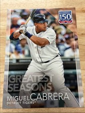 2019 Topps 150 Years of Professional Baseball 5x7 Topper Miguel Cabrera /49