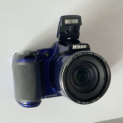 Nikon Coolpix L820 Bridgekamera 30x Zoom f/3.0-5.8 Blau COOLPIX Serie 2708238