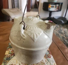 Antique F.H. Weeks XXX Stoneware Whiskey Jug- Akron Ohio