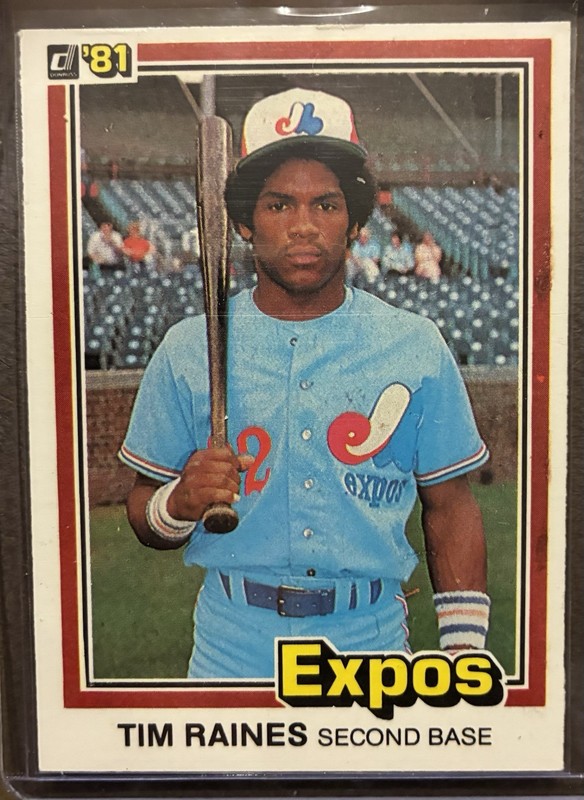 1981 Donruss - Tim Raines #538 (RC)