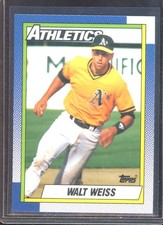 Walt Weiss 1990 Topps Tiffany #165 