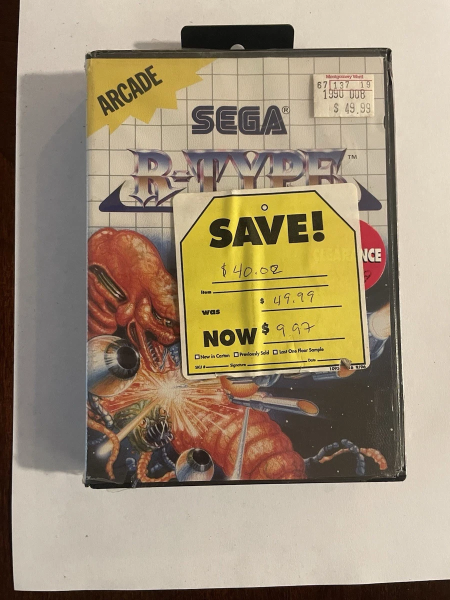 Preços baixos em SEGA MASTER SYSTEM R-Type Video Games | eBay