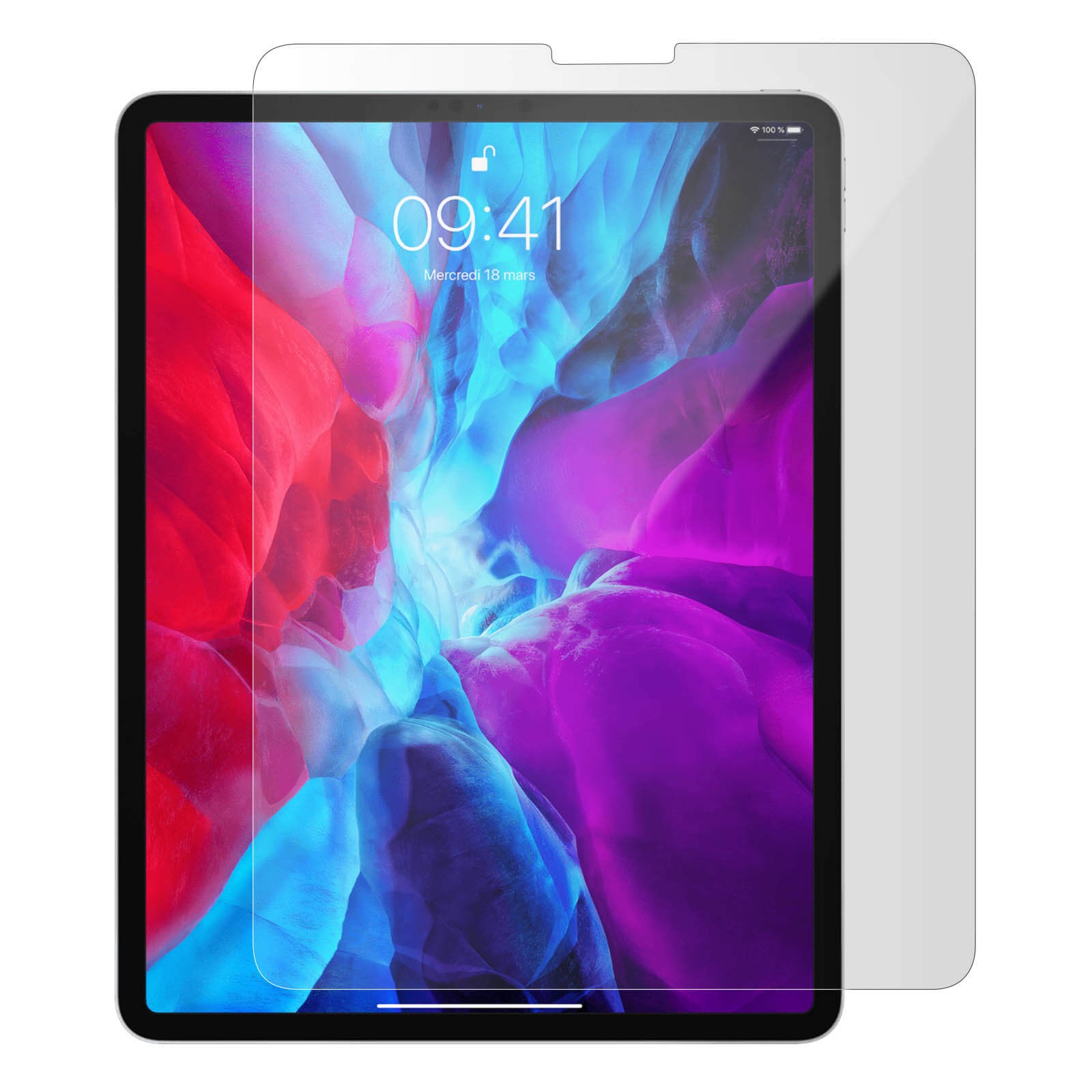 Protection écran iPad Air contre les rayures avec ce film en verre transparent Avizar