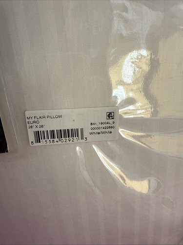 Bloomingdales My Flair Asthma & Allergy Friendly® Euro Down Pillow 26x26 $370 - Picture 2 of 2
