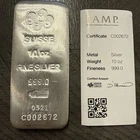 🩶🔥🔥Pamp Suisse Cast 10 Ounce .999 Silver Bar With Assay Certificate🩶🔥🔥