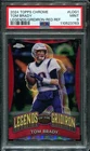 2024 Tom Brady Topps Chrome Legends of the Gridiron Red 5/5 #LOG-1 Pats PSA 9