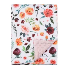 Baby Blanket Super Soft Double Layer Minky with Dotted Backing, Receiving Bla...