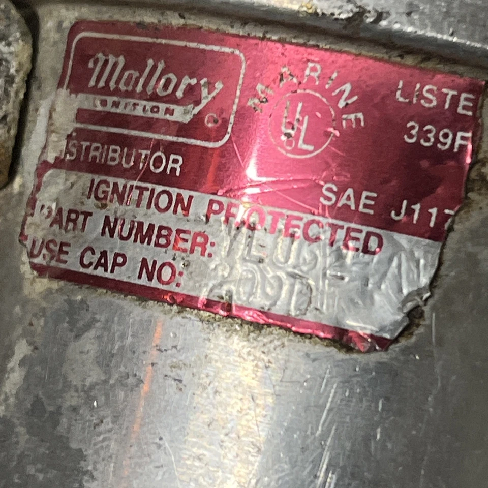Distribuidor de encendido Mallory Unilite modelo YH YLU621AV Foto 3 de 4