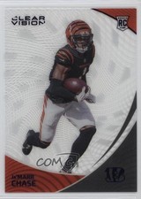 2021 Panini Chronicles Clear Vision Rookies Blue /99 Ja'Marr Chase #CVR-5 16xu