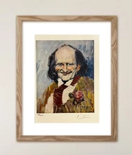 Pablo Picasso, Original Signed Print with COA and $3,500 Appraisal.-*