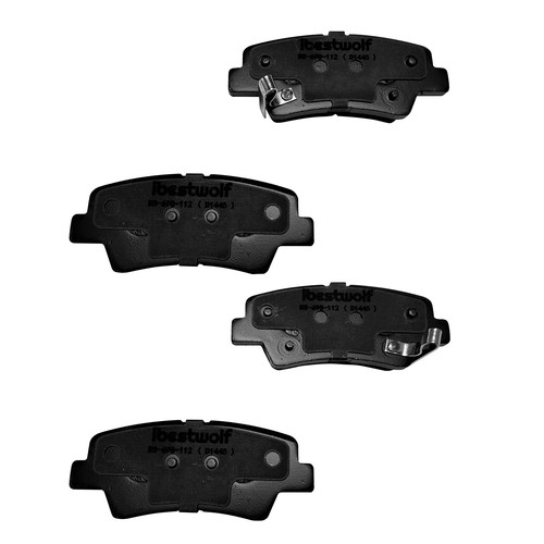 Rear Ceramic Brake Pads for Hyundai Azera Elantra GT Sonata Veloster Kia Optima - Picture 4 of 5