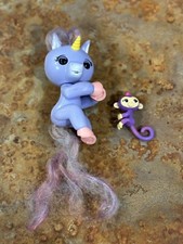 Wowee Toys Fingerlings Alika Unicorn and Mini Monkey
