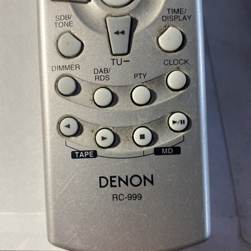 Denon RC-999 Remote Control,for Denon RCD-M35 & Denon RCD-M33 - Picture 2 of 6