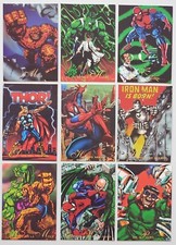 1995 Marvel Pepsicards Full Set Cards Basic / Prism / Holograms  (Reprint)