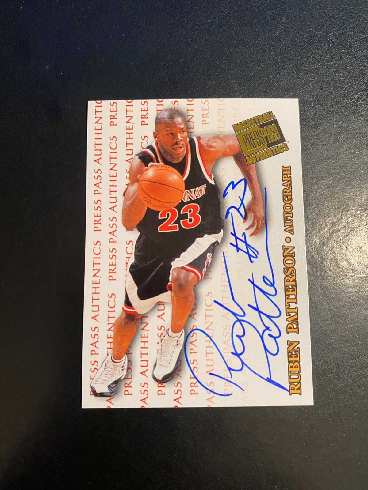 1998-99 PRESS PASS AUTHENTICS RUBEN PATTERSON AUTOGRAPH! MINT AUTO! $1 SHIPPING!