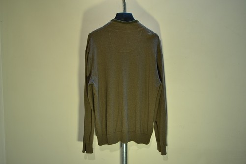 Woolrich 1/4 Zip Long Sleeve Sweater w Mock Neck Olive Green Color Mens Size XL - Picture 7 of 9