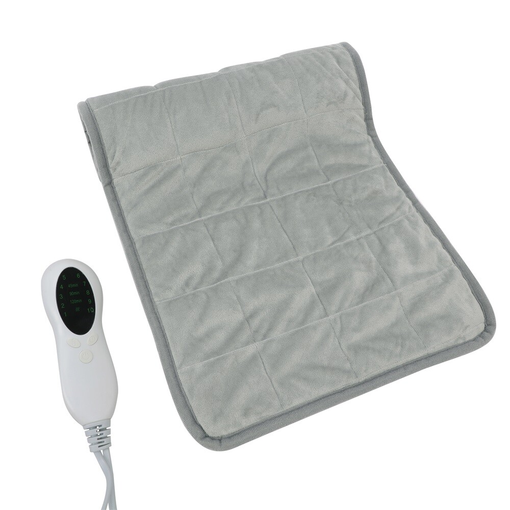 Electric Heating Pad 10 Heat Settings Back Pain Leg Cramps Relief Warmer 24" US