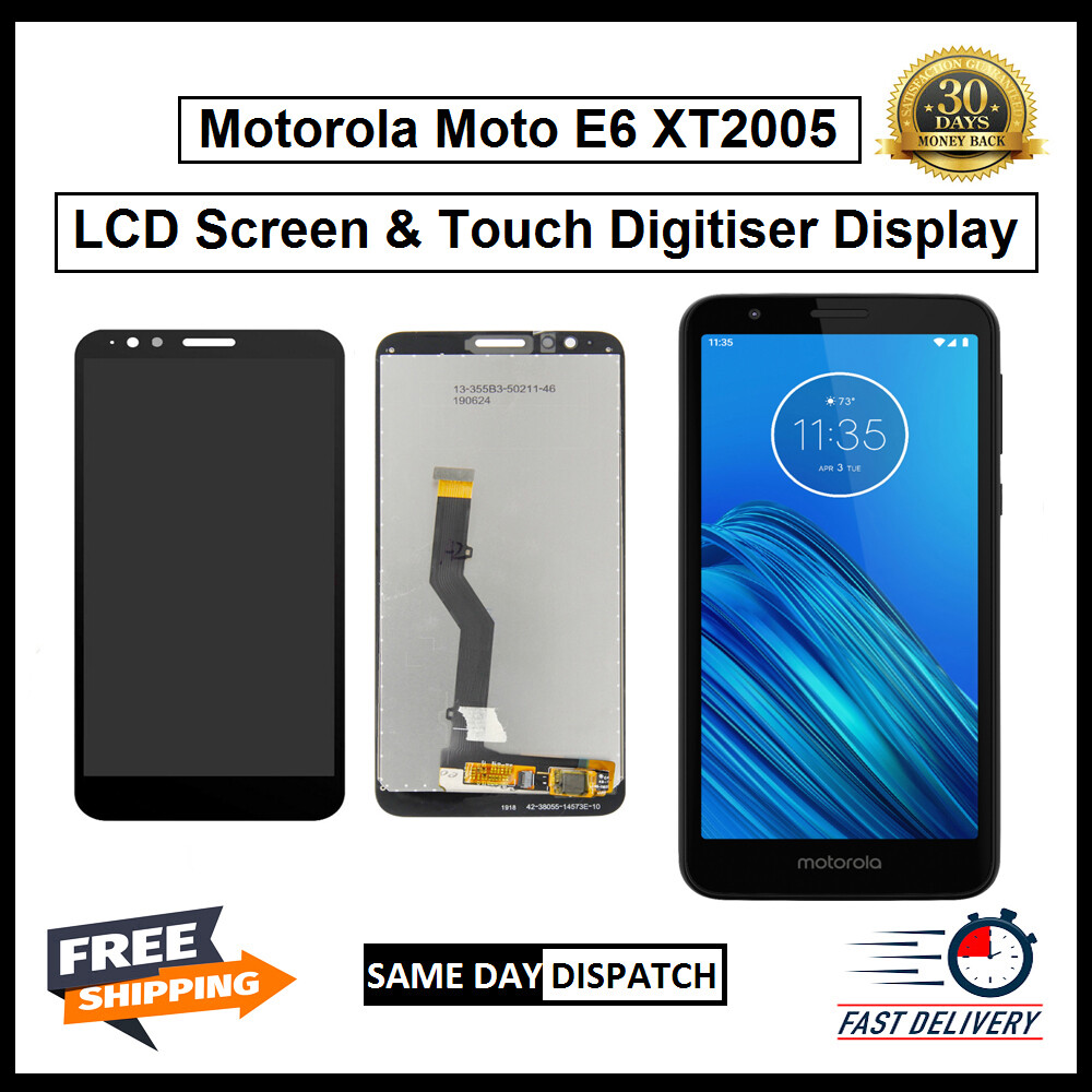 Image 1 - Motorola Moto E6 XT2005 Display Screen Touch Digitizer Replacement LCD