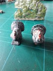 Vintage Britains Lead Farm Animal - TWO Different  Turkeys. 