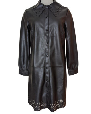 Mango Montenegro Robe Mango Simili Cuir MANGO Women's Faux-leather