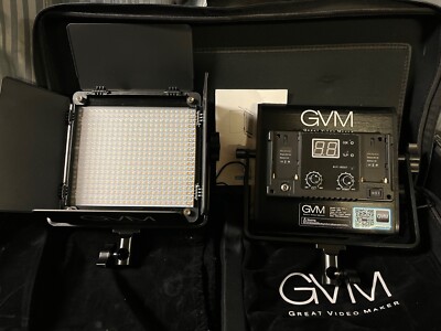 GVM Great Video Maker LED-480LS Video Lights Adjustable Brightness